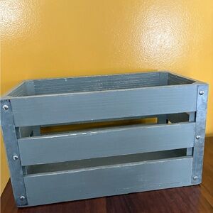 Sage green Wooden Crate